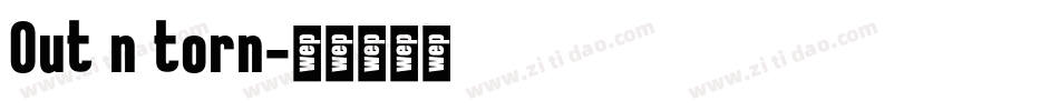 Qut n torn字体转换